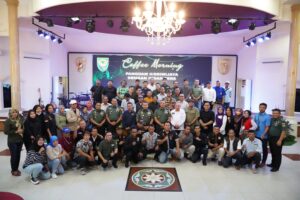 Coffee Morning Pangdam II/Sriwijaya Bersama Insan Pers