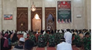 Peringatan HUT ke 21 Kabupaten Banyuasin Membaca Surat Yasin Bersama