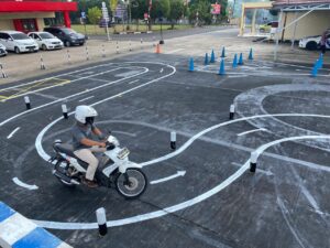 Wajah Baru Sirkuit Uji SIM Roda Dua