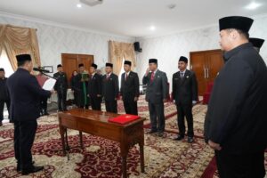 Bupati Banyuasin Kembali Lantik 5 Pejabat Tinggi Pratama