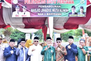 Peletakan Batu Pertama Pembangunan Masjid Jihadul Muta’allimin