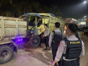 Sat Samapta Polres Banyuasin Atur Lalulintas