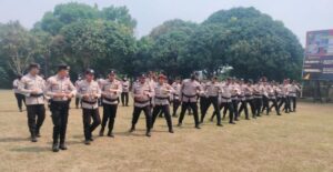 Polres Banyuasin Siapkan Personil Hadapi Pileg dan Pilpres