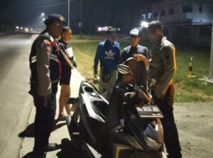 Sat Samapta Polres Banyuasin Ingatkan Para Remaja Untuk Tidak Berbuat Kriminal