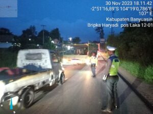 Arus Lalin Palembang-Betung Macet Total