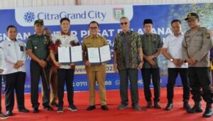 Ketua DPRD Dampingi Pj Bupati Banyuasin Buka Kantor Pusat Pelayanan Terpadu CGC