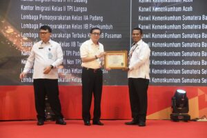 Capai Predikat WBK, Menkumham Beri Penghargaan Lapas Kelas IIA Banyuasin