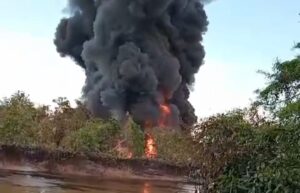 Setelah Mencemari Sungai Parung, Sumur Bor Ilegal Dikabarkan Terbakar