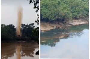 Diduga Sumur Bor ilegal Di Muba Cemari Sungai Parung