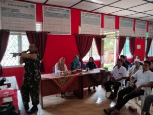 Kegiatan TMMD ke 121, Penyuluhan WASBANG Antusias Diikuti Warga