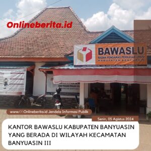 Bawaslu Banyuasin Tak Laksanakan SE Mendagri Terkait Publikasi Sosialisasi Pilkada 2024