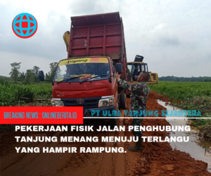 Satgas TMMD Kodim 0430/BA Percepat Progres Pembangunan Fisik Jalan Hampir Rampung