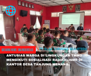 Penyuluhan Radikalisme Oleh Satgas TMMD Kodim 0430/Ba