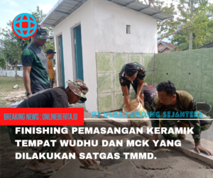 Pembangunan MCK dan tempat Wudhu Telah Memasuki Tahap Finishing