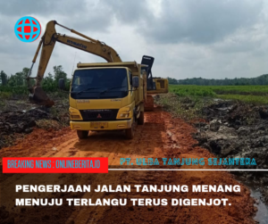 H-4, Satgas TMMD 121 Kebut Penimbunan Jalan Tanjung Menang Terlangu
