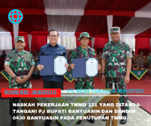 Kasdam II SWJ Tutup TMMD 121 Kodim 0430/BA