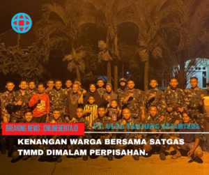 Terimakasih Ucapan Warga ke Satgas TMMD 121 Kodim 0430 Banyuasin