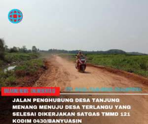 Kebahagiaan Warga Hadirnya Jalan yang Dibangun Satgas TMMD 121