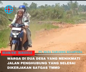 Antusias Warga Manfaatkan Jalan Baru Dibangun Program TMMD