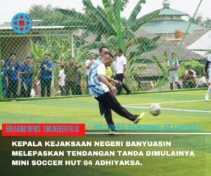 HUT ke 64 Adhyaksa, Kajari Banyuasin Buka Turnamen Mini Soccer