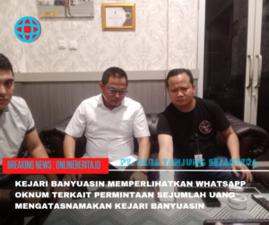 Kejari Banyuasin Bantah, Adanya Sejumlah Permintaan Setelah Penggelahan DLH