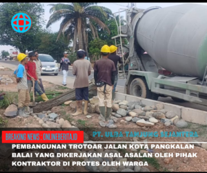 Pengerjaan Trotoar Jadi Sorotan Buruk Masyarakat 