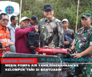 Kelompok Tani Banyuasin Terima Bantuan Pompa Air Dari Kementerian Pertanian RI