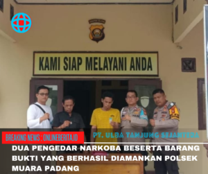 Dua Pengedar Narkoba Ditangkap Polsek Muara Padang