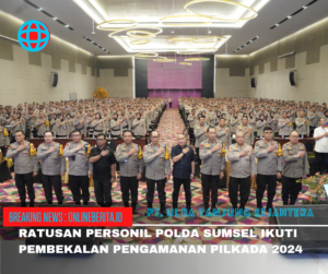 648 Personil Polda Sumsel Siap Kawal Paslon Pilkada