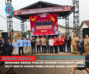 Dandim 0430/BA Hadiri Acara Deklarasi Kampanye Damai