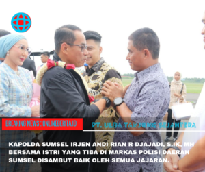 Tiba Di Palembang, Irjen Andi Rian R Djajadi Berharap Diterima Sebagai Warga Sumsel