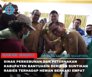 Hari Rabies Sedunia, Pemkab Banyuasin Gratiskan Vaksin Rabies