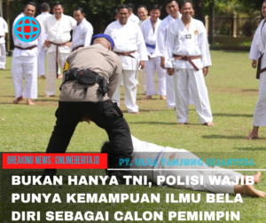 Ujian Beladiri Polri Salah Satu Syarat Kenaikan Pangkat