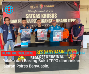 Pelaku TPPO Diamankan Satreskrim Polres Banyuasin Dalam Sebuah Ruko 