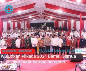 Doa Bersama Lintas Agama Wujudkan Pilkada 2024 Aman dan Damai