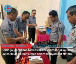 Pengecekan dan Pemeliharaan Inventaris Senjata Api Anggota, Lapas Kelas IIA Banyuasin Pastikan Nataru Kondisi Optimal