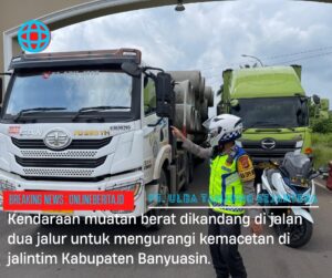 Arus Lalin di Banyuasin Padat, Polres Siagakan Personil 24 Jam