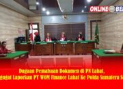 Dugaan Pemalsuan Dokumen di PN Lahat, Penggugat Laporkan PT WOM Finance ke Polda Sumatera Selatan