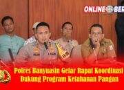 Polres Banyuasin Gelar Rapat Koordinasi Dukung Program Ketahanan Pangan