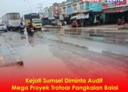 Kejati Sumsel Diminta Audit Mega Proyek Trotoar Pangkalan Balai