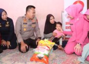 Perangi Stunting Sambut HUT ke – 79 Bhayangkara, Kapolres Banyuasin Pimpin Aksi Genting 