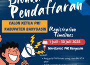 Pendaftaran Calon Ketua PWI Banyuasin 2025-2028 Dibuka