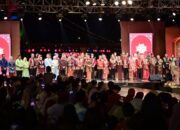 Ajang Fashion Show Swarna Songket Nusantara, Tampilkan Wakil Bupati dan Ketua Dekranasda Banyuasin