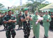 Tradisi Hangat Sambut Letkol Inf Handoyo Yudi Prasetyo sebagai Dandim Baru Kodim 0430/Banyuasin