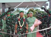 Suasana Haru Warnai Pelepasan Dandim 0430/Banyuasin Letkol Arh Agus Prijambodo