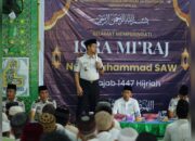 Maknai Isra Mi’raj, Lapas Kelas IIA Banyuasin Ajak Warga Binaan Menata Ulang Hidup