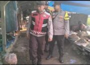 Polsek Muara Padang Gelar Patroli Dialogis Jalan Kaki di Pasar