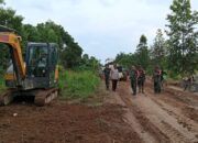 Kasdim Banyuasin Tinjau Lokasi Pembukaan TMMD ke-127 di Desa Wonosari