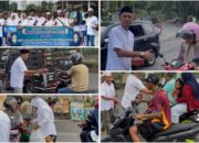 SMSI Lahat Bagikan Ratusan Takjil kepada Warga Jelang Berbuka Puasa