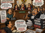 DALAM SIDANG PN PANGKALAN BALAI, KUASA HUKUM PERTANYAKAN PROSEDUR PENETAPAN TERSANGKA SUFUK DAN SAFARUDDIN